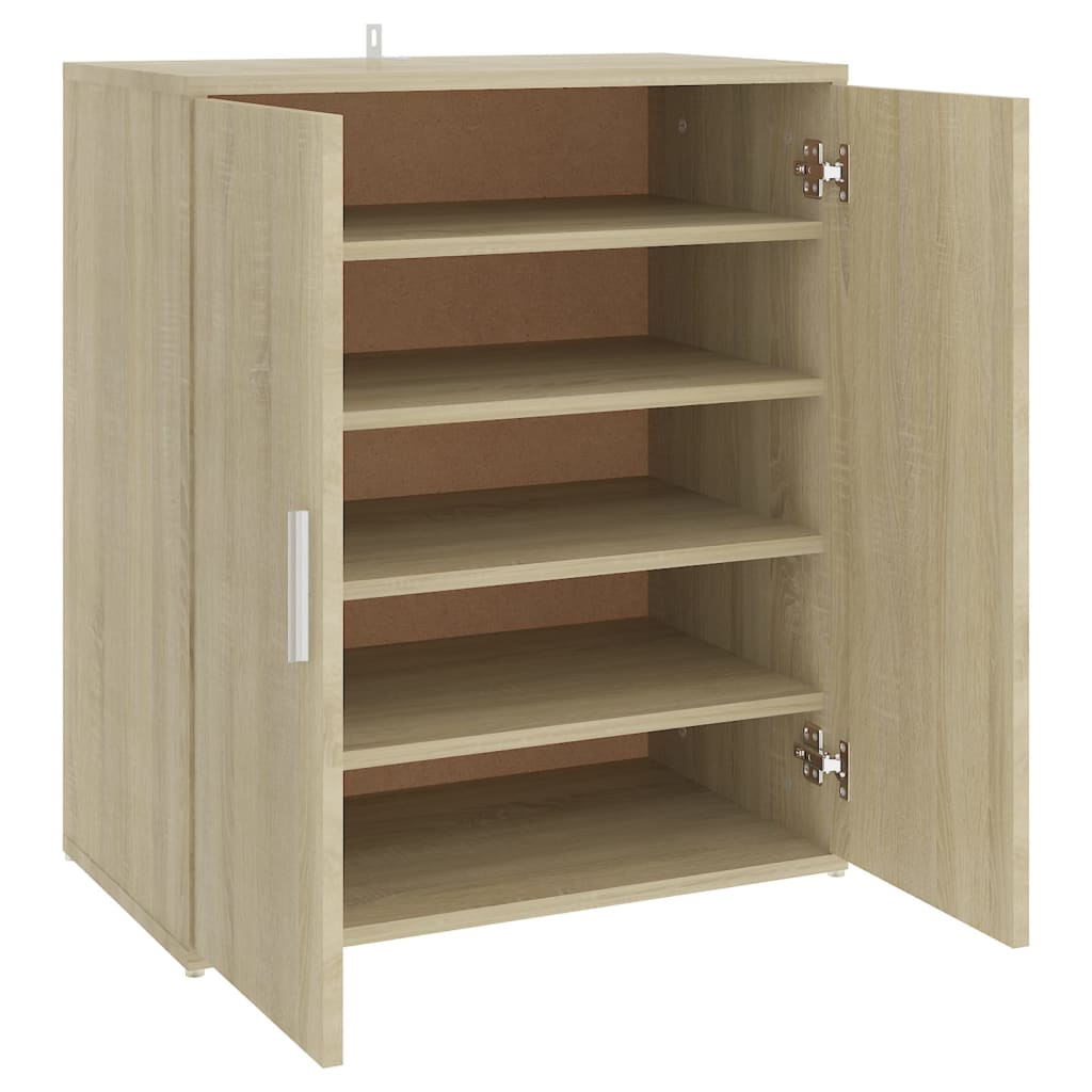 Vidaxl Shoe cabinet 60x35x70 cm Properted Wood Sonoma Oak colored