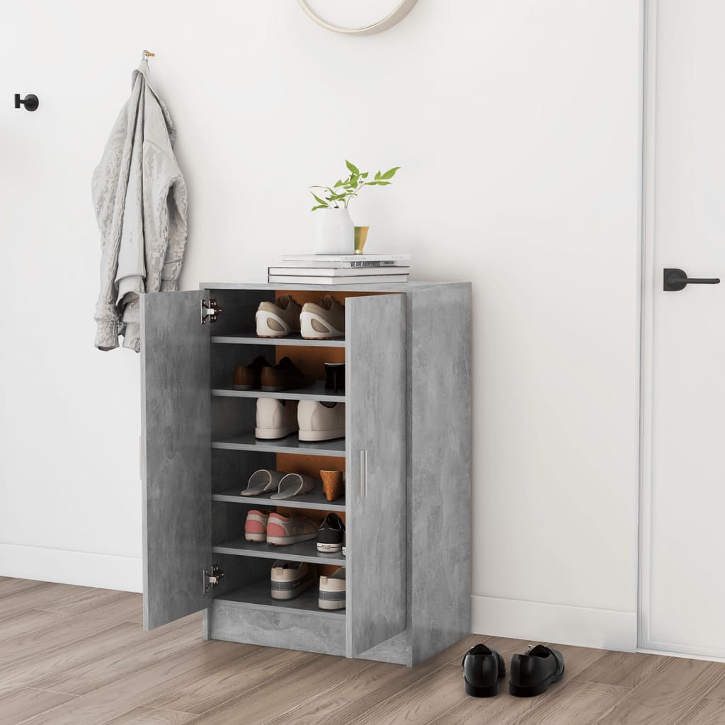 Vidaxl Cabinet da scarpe 60x35x92 cm Prezzo in legno trasformato