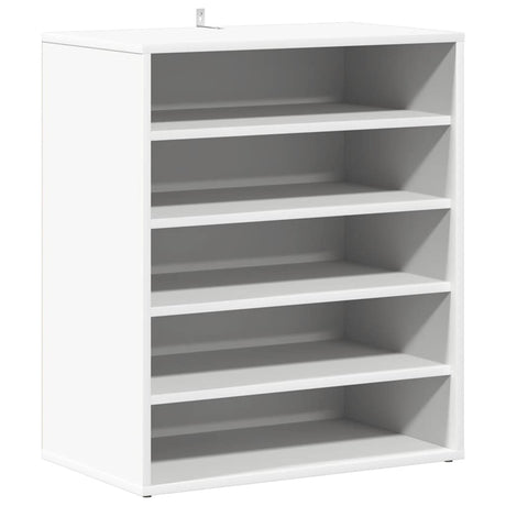Vidaxl schoenenkast 60x35x70 cm bewerkt hout wit