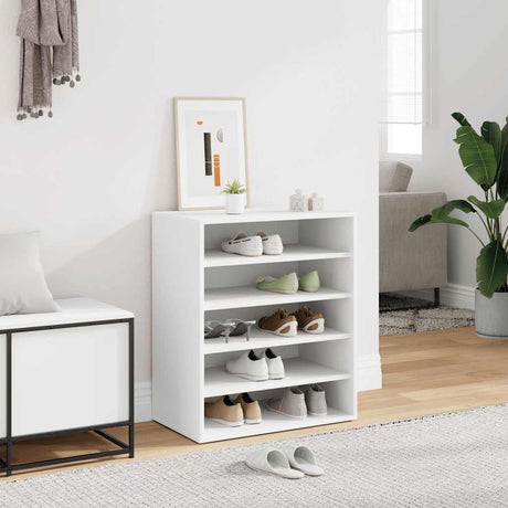 Vidaxl schoenenkast 60x35x70 cm bewerkt hout wit