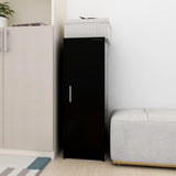 Vidaxl Shoe cabinet 32x35x92 cm Properted Wood Black