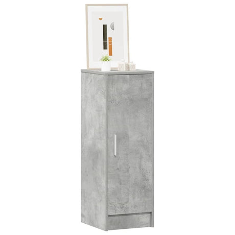 Vidaxl schoenenkast 32x35x92 cm bewerkt hout betongrijs