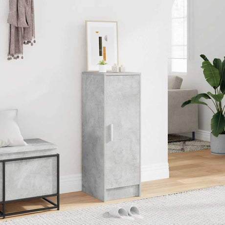 Vidaxl schoenenkast 32x35x92 cm bewerkt hout betongrijs