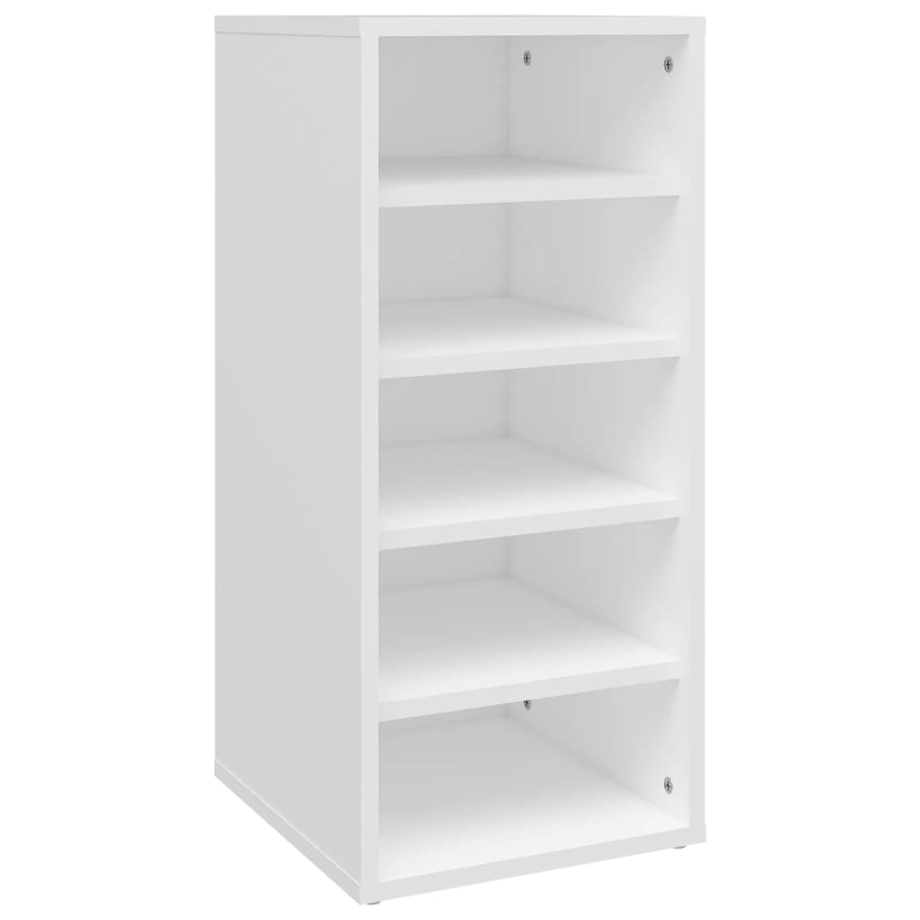 VidaXL Shoe cabinet 31.5x35x70 cm Processed Wood White