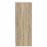Vidaxl schoenenkast 31,5x35x90 cm bewerkt hout sonoma eikenkleurig