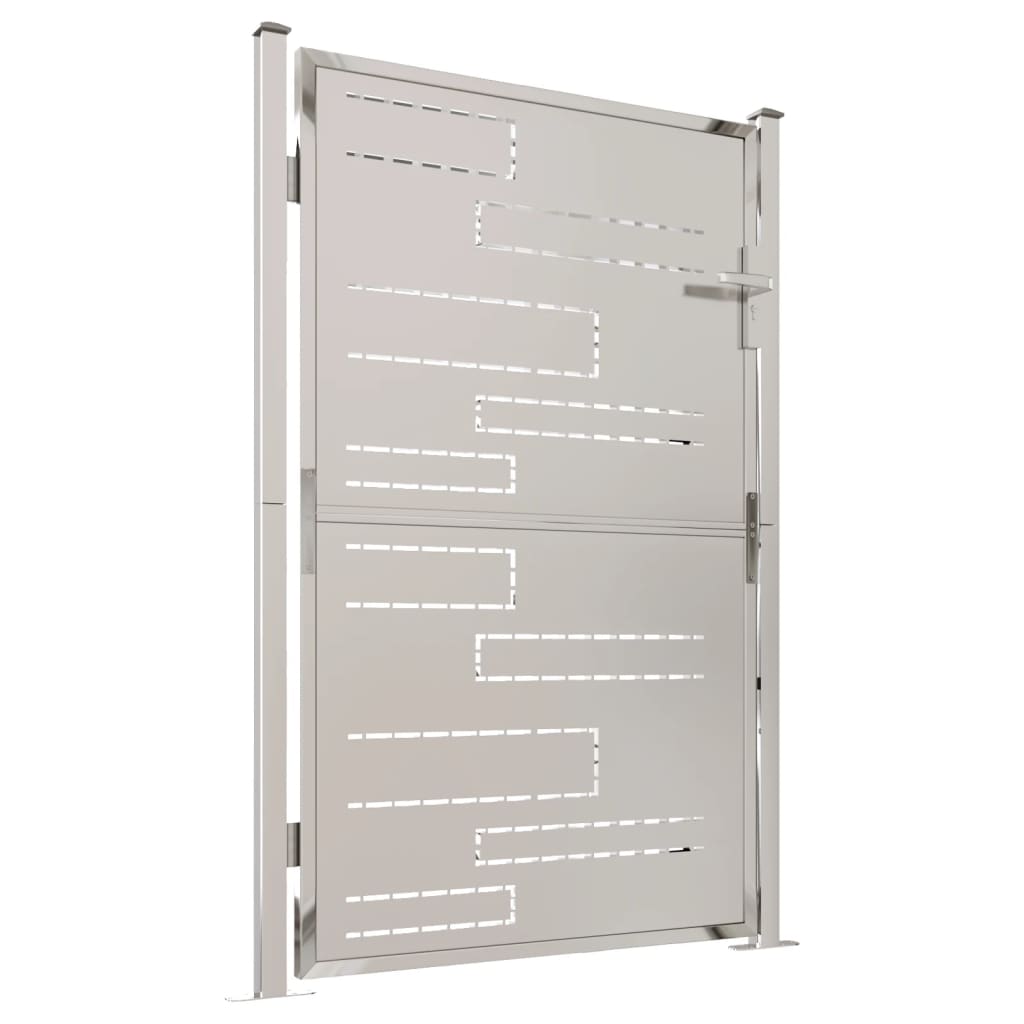 Vidaxl Garden Gate 100x150 cm en acier inoxydable