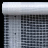 Vidaxl dekzeilen 2 st leno 260 g m² 2x15 m wit
