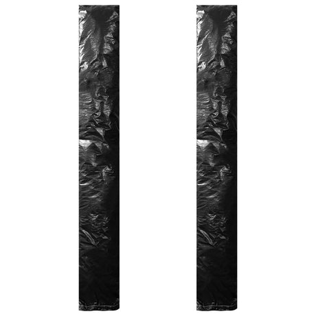 Vidaxl parasolhoezen 2 st met rits 200 cm pe