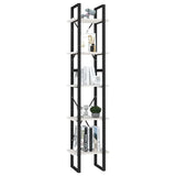 Vidaxl boekenkast met 5 schappen 40x30x175 cm grenenhout wit