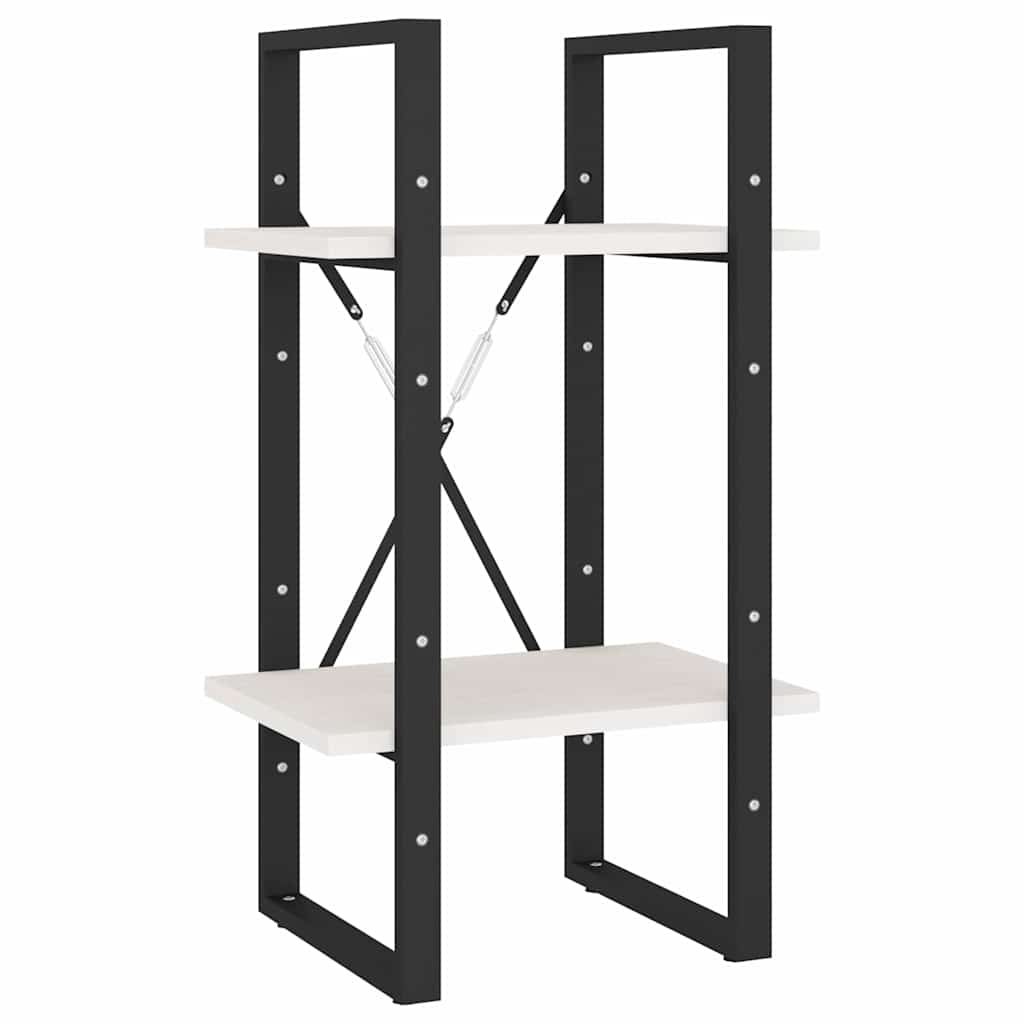 Vidaxl boekenkast met 5 schappen 40x30x175 cm grenenhout wit