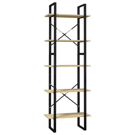 Vidaxl boekenkast met 5 schappen 60x30x175 cm massief grenenhout