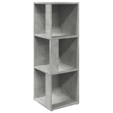 Vidaxl hoekkast 33x33x100 cm bewerkt hout betongrijs