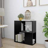 Vidaxl boekenkast 60x24x63 cm bewerkt hout zwart