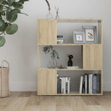Vidaxl boekenkast kamerscherm bewerkt hout sonoma eikenkleurig