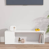 Vidaxl tv-meubel 100x24x32 cm bewerkt hout wit