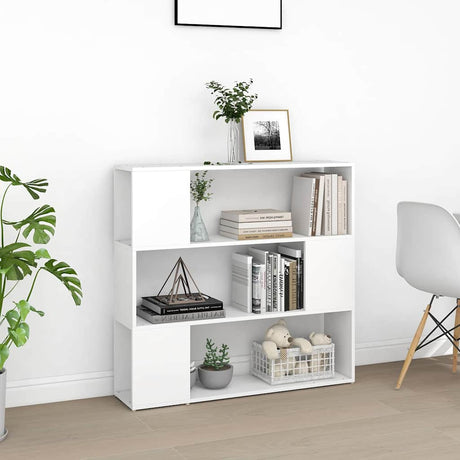 Vidaxl boekenkast kamerscherm 100x24x94 cm wit
