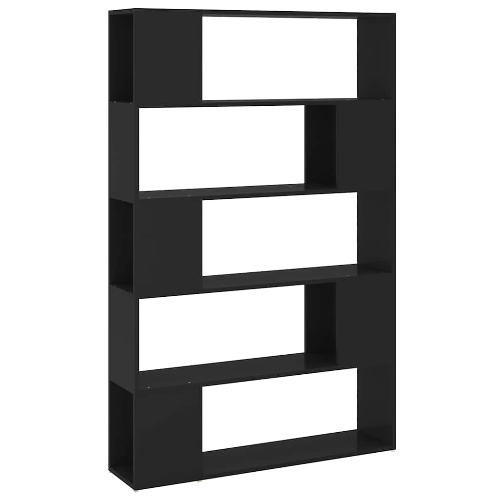Vidaxl boekenkast kamerscherm 100x24x155 cm bewerkt hout zwart