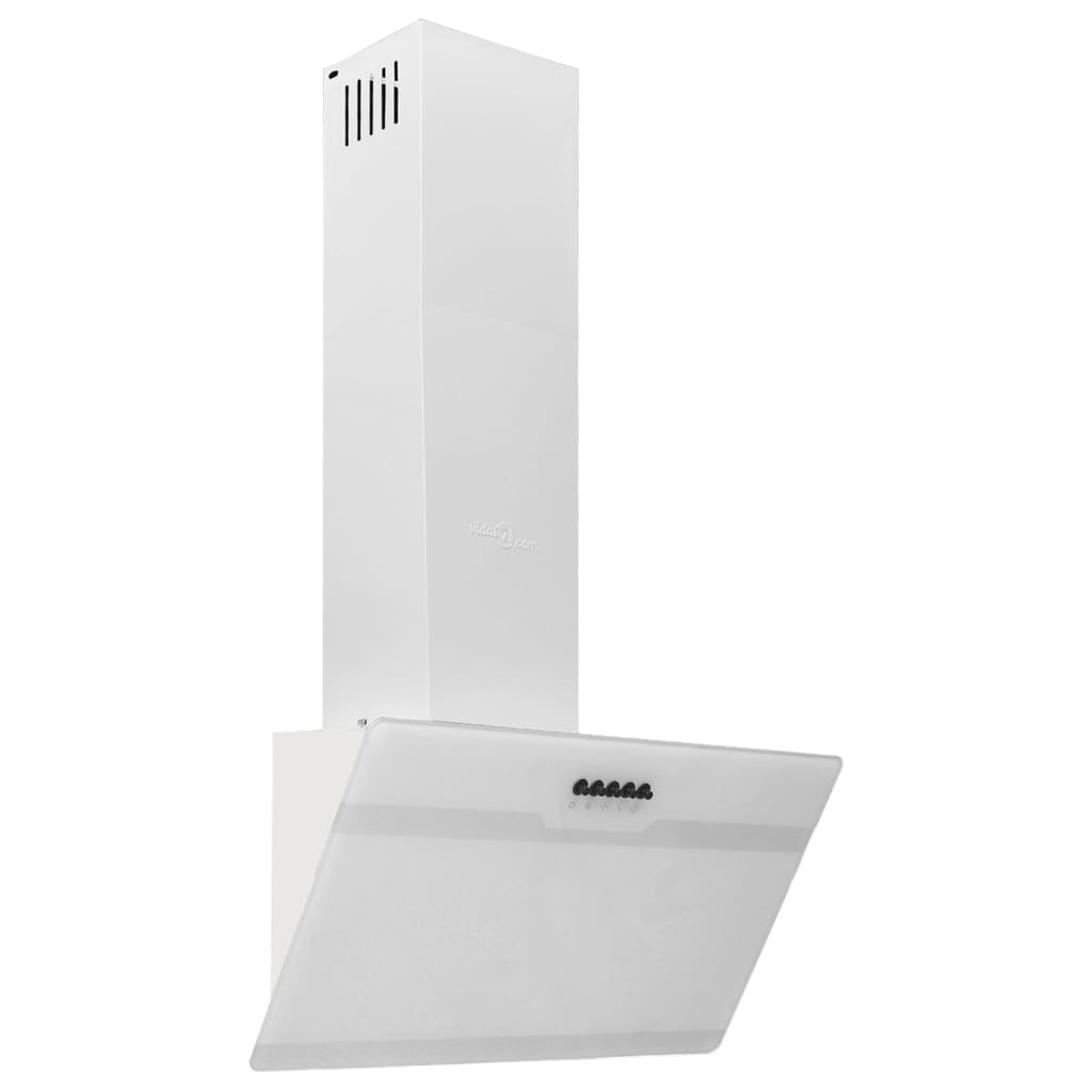 Vidaxl Wall extractor hood 60 cm steel and tempered glass white