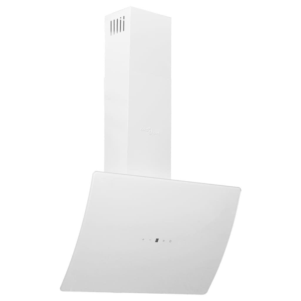 Vidaxl Wall Extractor Hood 60 cm stål og herdet glasshvit