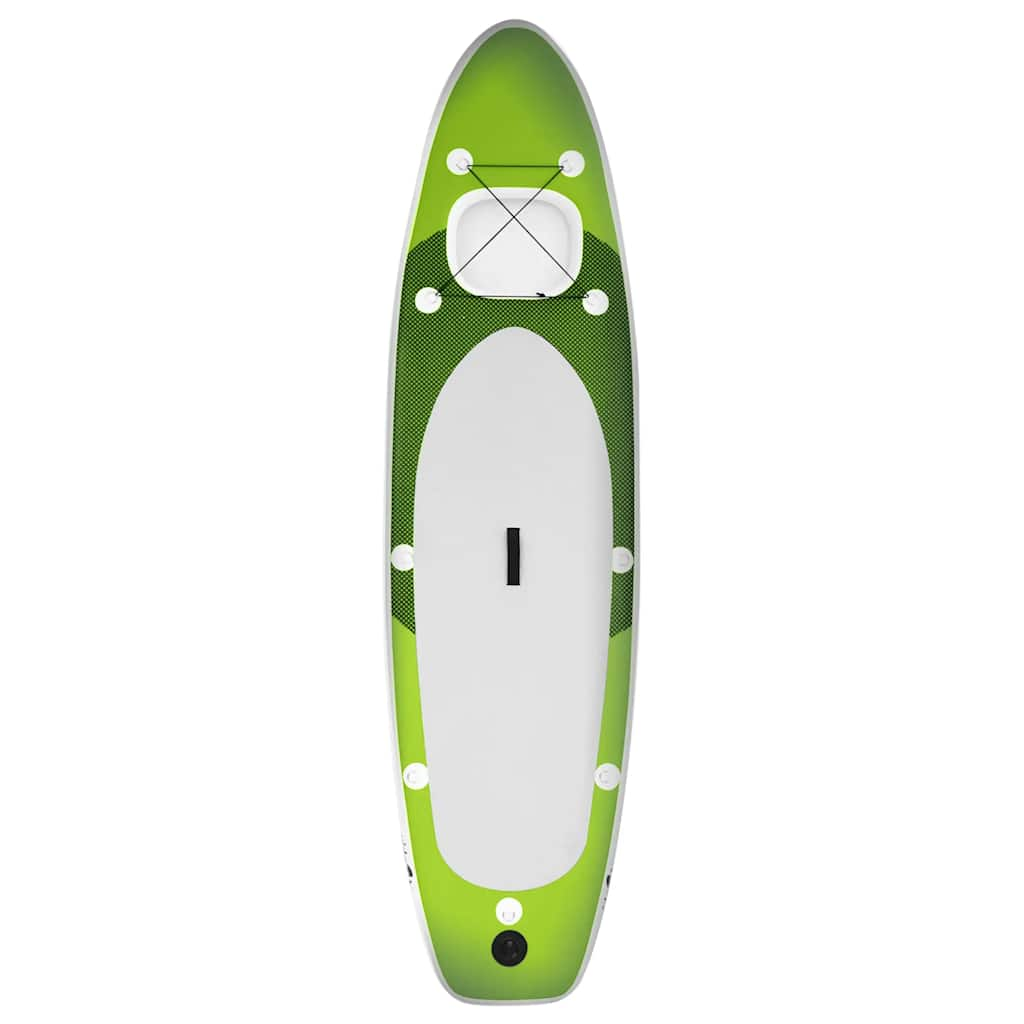 Vidaxl Stand Up Paddleboard Set Oppustelig 300x76x10 cm grøn