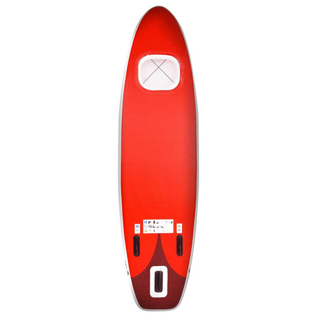 Vidaxl stand up paddleboardset opblaasbaar 330x76x10 cm rood