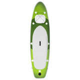 Vidaxl Stand Up Paddleboard Set aufblasbar 330x76x10 cm Grün