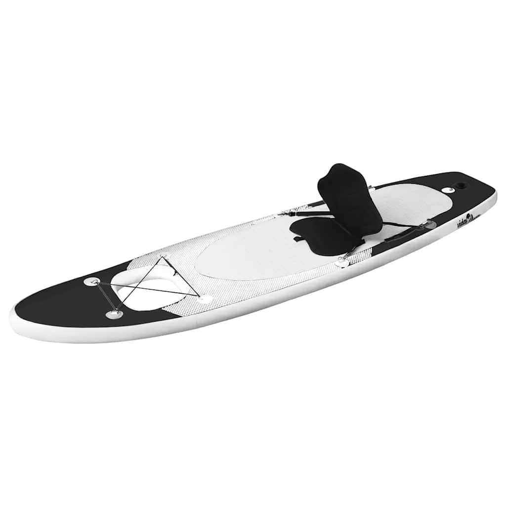 Vidaxl Stand Up Paddleboard Set aufblasbar 330x76x10 cm schwarz