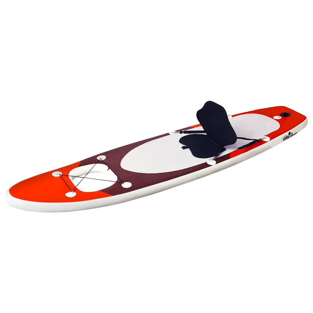 Vidaxl Stand Up Paddleboard Set Oppusterbar 360x81x10 cm rød