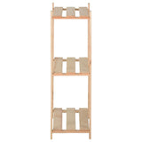 Vidaxl Storage Rack 3-lags 80x28.5x90 cm Solid fyrretræ