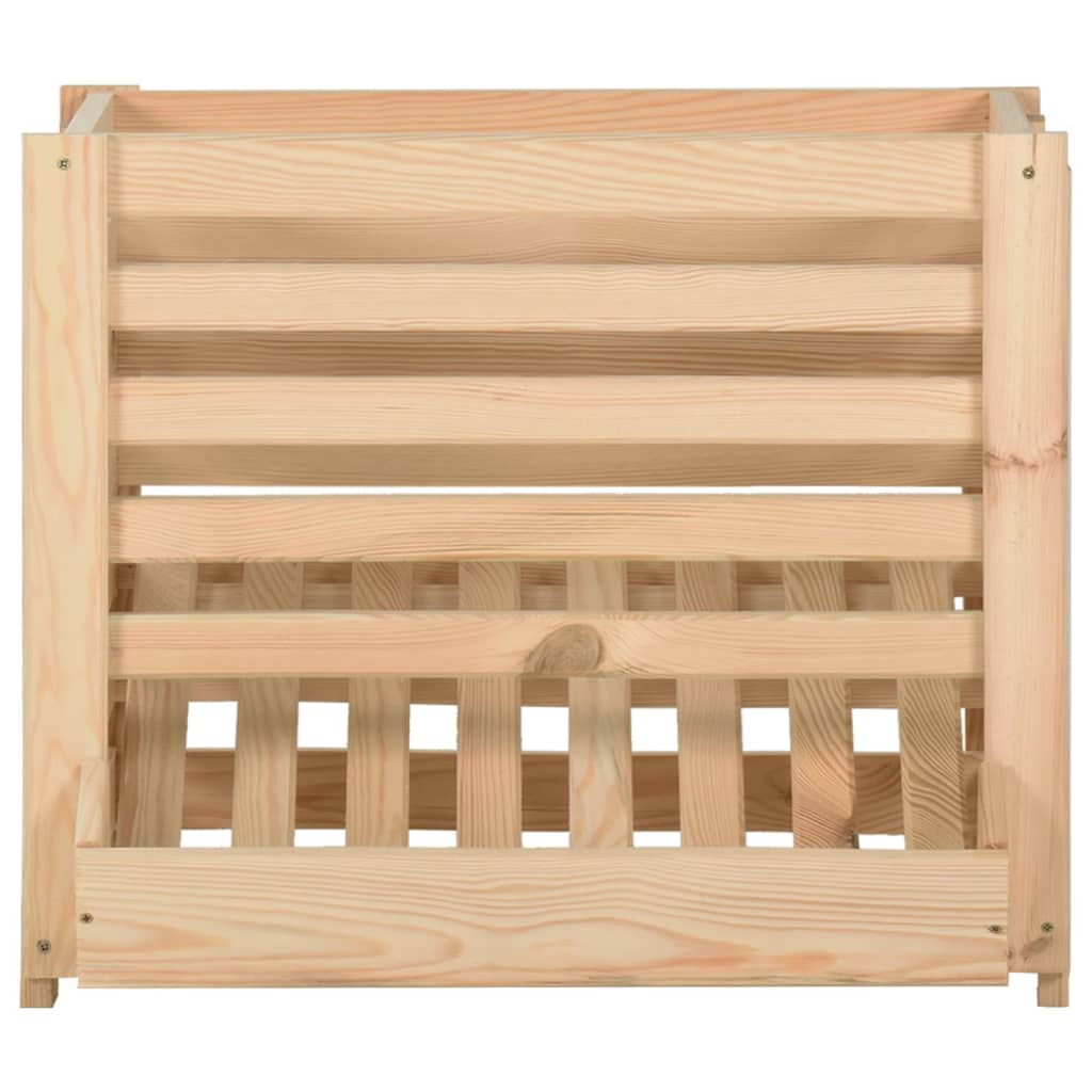 Vidaxl Potato Plebst 60x40x50 cm Pine solide