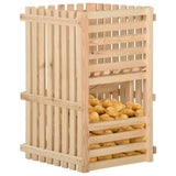 Vidaxl Potato Plist 50x50x80 cm Solid Pine