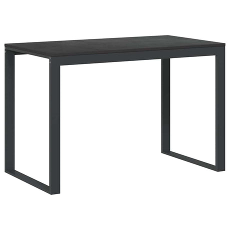 Vidaxl computerbureau 110x60x73 cm spaanplaat zwart