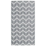 Vidaxl Extérieur Rug 80x150 cm pp Gray