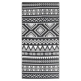 Vidaxl outside rug 80x150 cm polypropene black