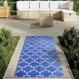 Vidaxl Extérieur Rug 80x150 cm Bleu polypropène