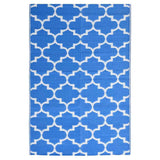 Vidaxl buitenkleed arakil 120x180 cm polypropeen blauw