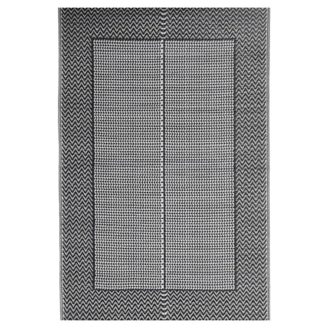 Vidaxl buitenkleed arakil 140x200 cm polypropeen zwart