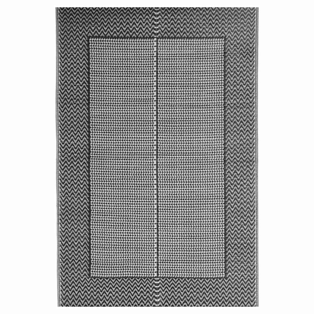 Vidaxl buitenkleed arakil 140x200 cm polypropeen zwart