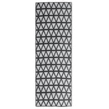 Vidaxl outside rug Aakil 80x250 cm Polypropene black