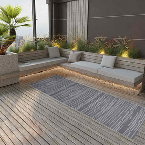 Vidaxl buitenkleed arakil 80x250 cm polypropeen antracietkleurig