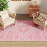 Vidaxl RAGN EXTÉRIEUR 140x200 cm Polypropène rose