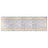 Vidaxl vloerkleed wasbaar 80x300 cm grijs