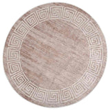 Vidaxl vloerkleed wasbaar 120 cm beige