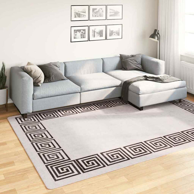 Vidaxl vloerkleed wasbaar 190x300 cm lichtbeige