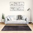 Vidaxl vloerkleed wasbaar 80x150 cm antracietkleurig