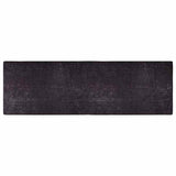 Vidaxl vloerkleed wasbaar 80x300 cm antracietkleurig