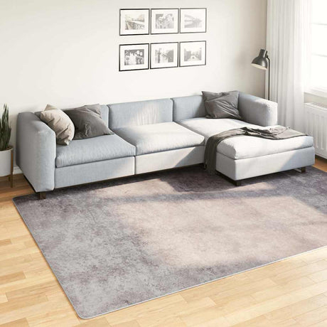 Vidaxl vloerkleed wasbaar 190x300 cm grijs