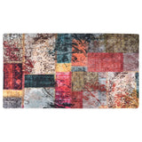 Vidaxl Teppich waschbarer Anti-Schlupf-Patchwork 190x300 cm mehrfarbig