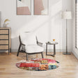 Vidaxl vloerkleed wasbaar patchwork ø120 cm meerkleurig