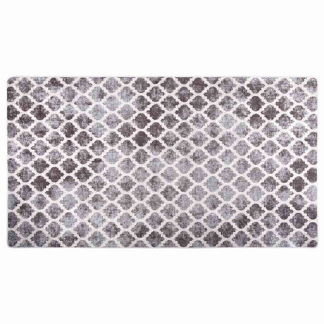 Vidaxl vloerkleed wasbaar 190x300 cm grijs en wit
